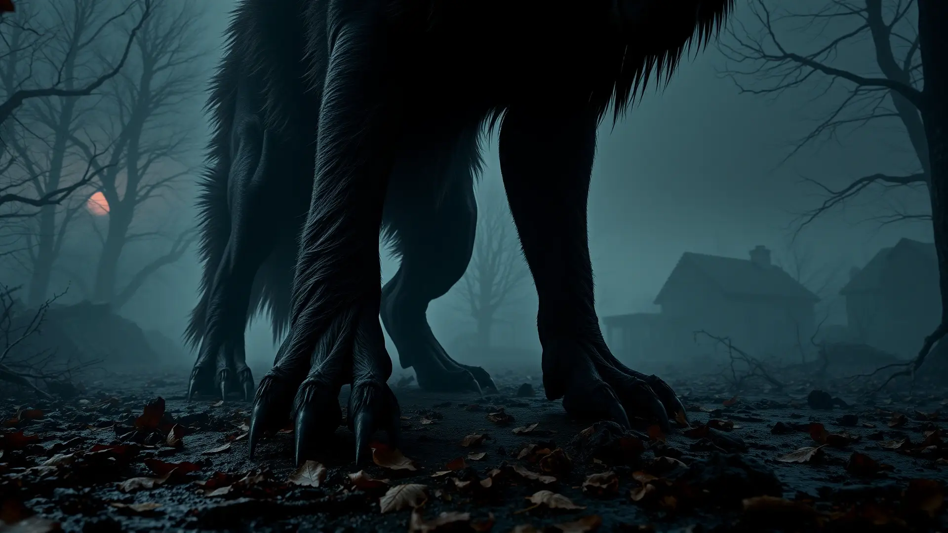 Una bestia sombría acecha en la niebla