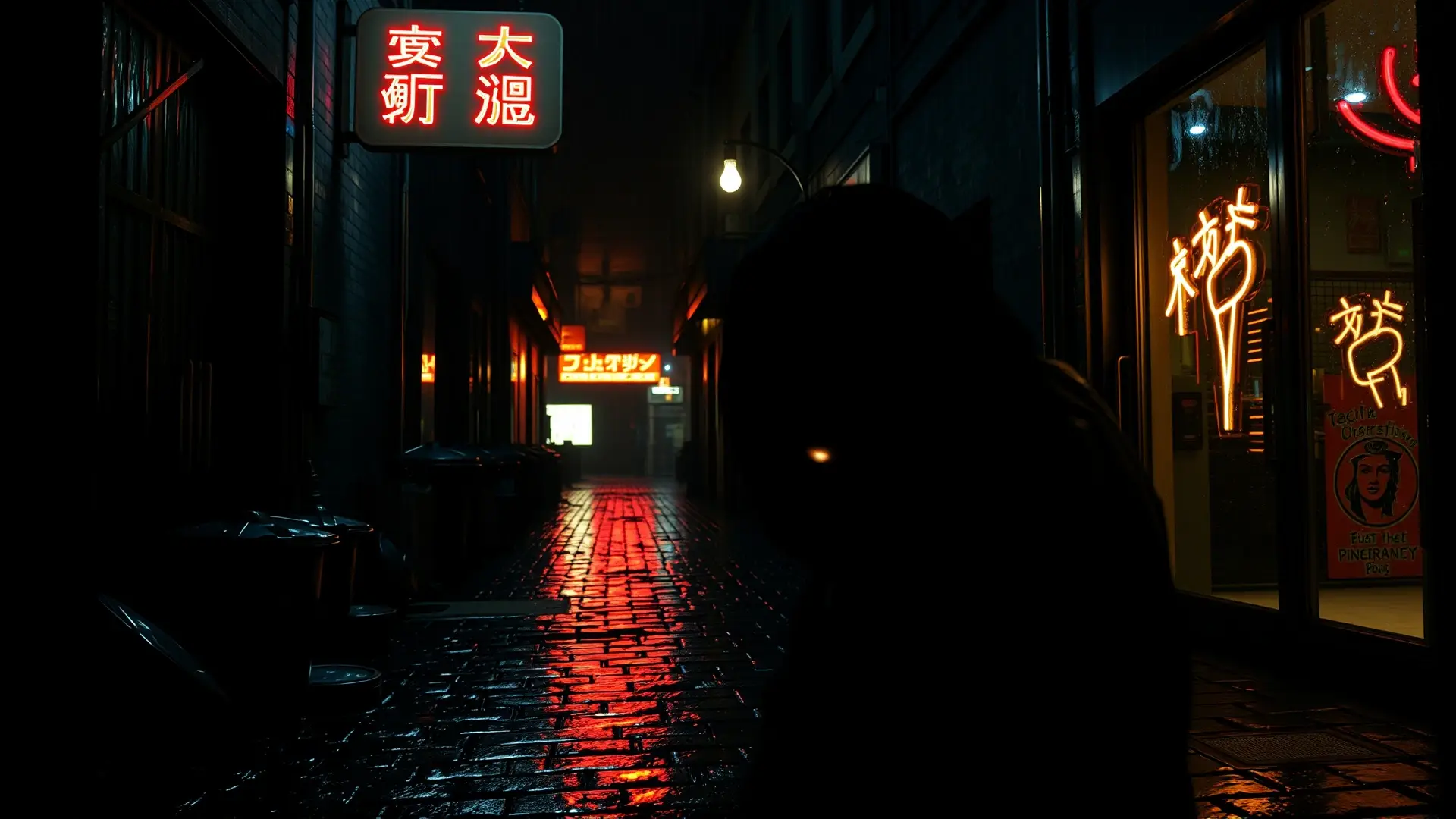 Horror urbano, figura ambigua en la oscuridad