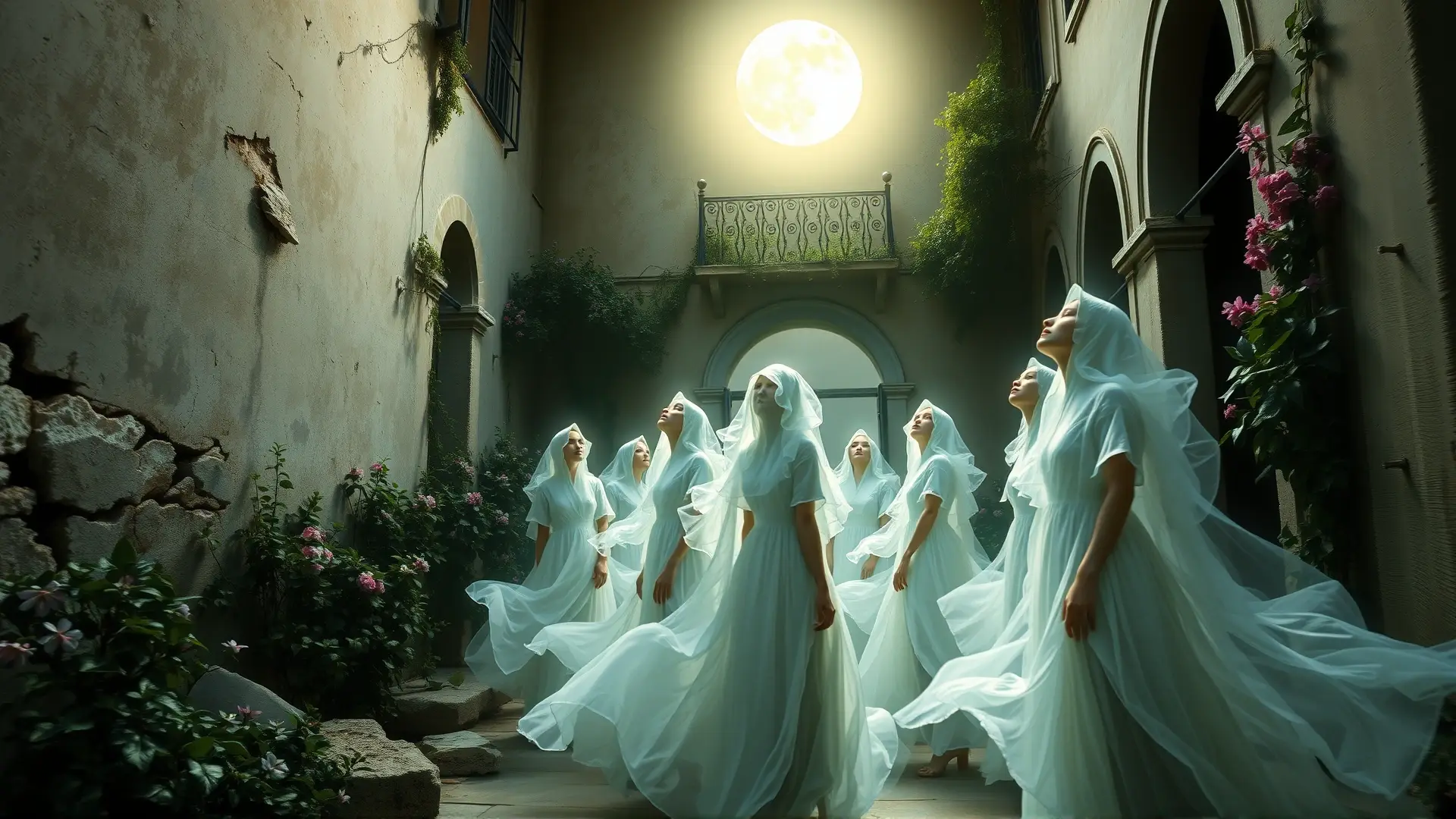 Espíritus femeninos lamentan en ruinas cubanas