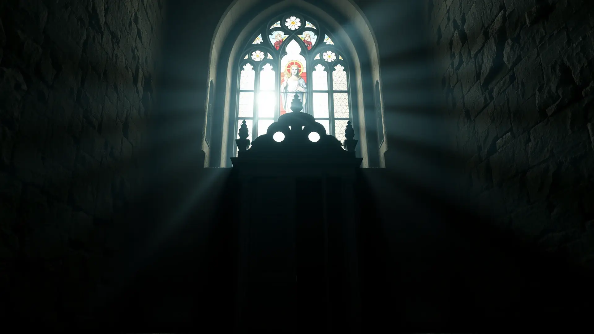 Iglesia antigua y oscura revela secretos siniestros