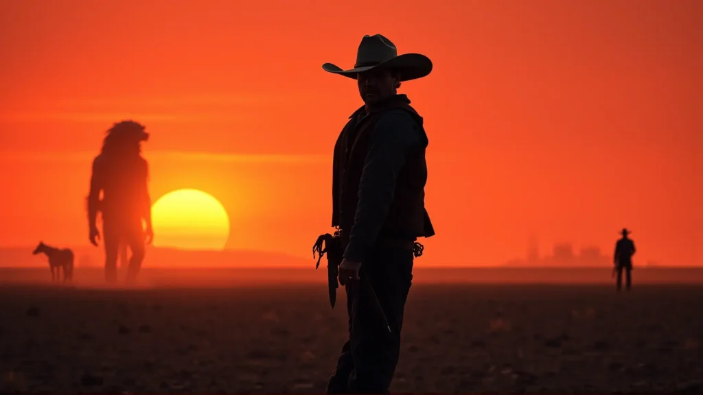 Gaucho solitario observa una amenaza latente