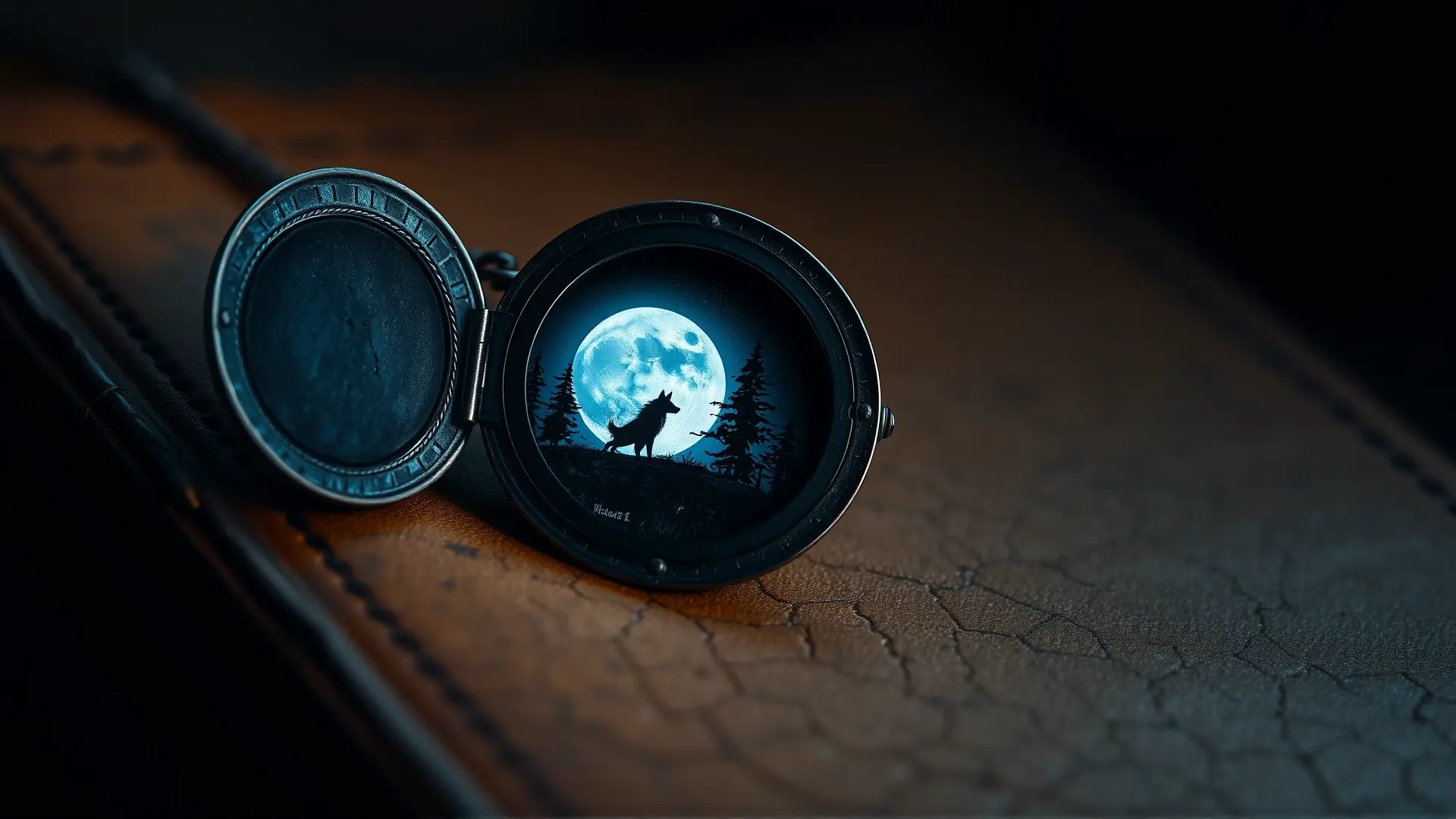 Un relicario revela una silueta lunar misteriosa