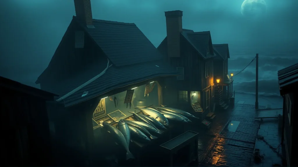 Pueblo costero decadente